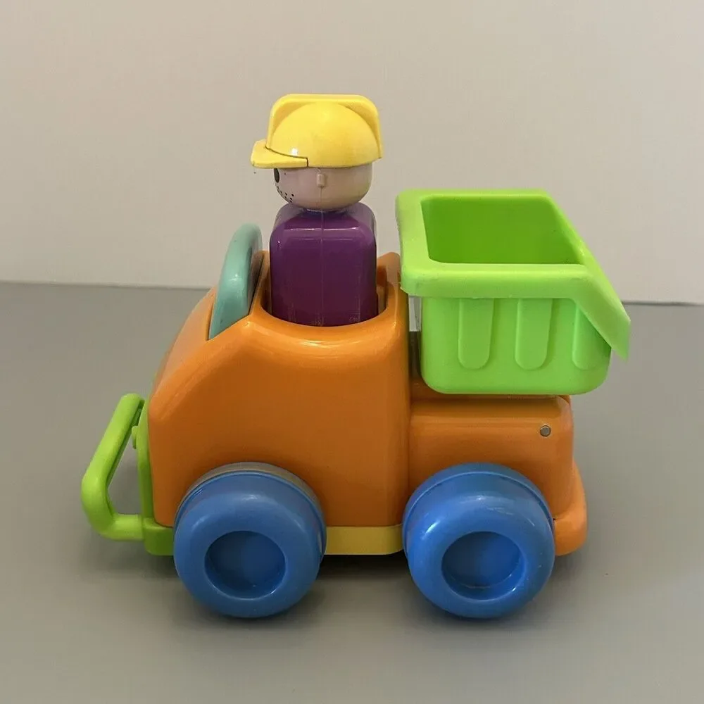 Tomy Push 'N Go Dump Truck With Figure 2010 Pre School Toy Car Replacement